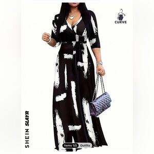 Black and white dress, size 20